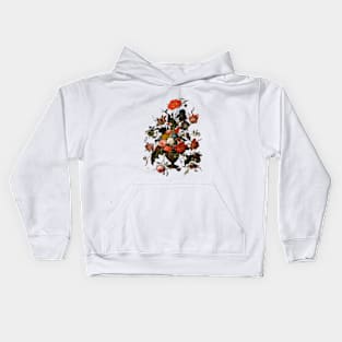 Floral Designs Artwork Kids Hoodie